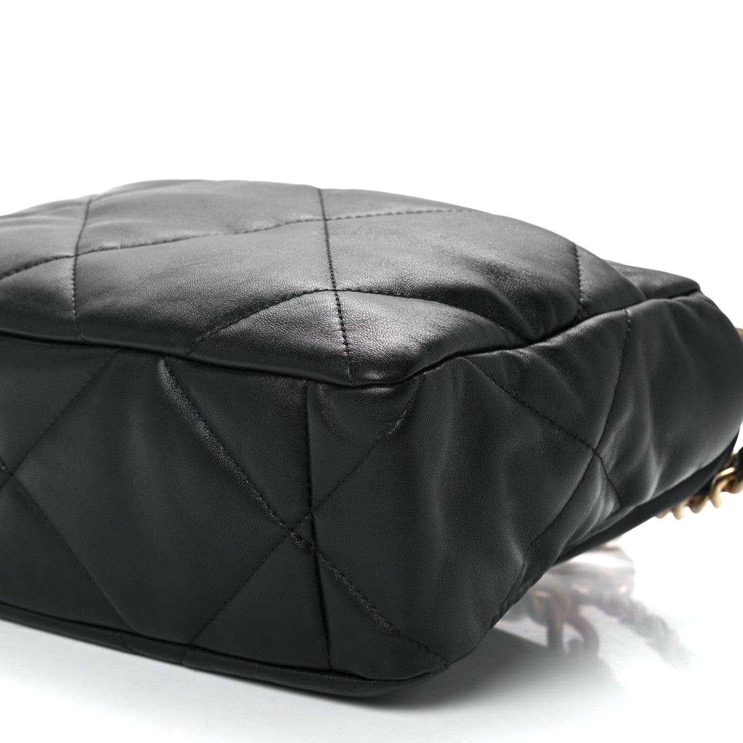 Chanel Lambskin Quilted Large Chanel 19 Flap Black 10 of 10