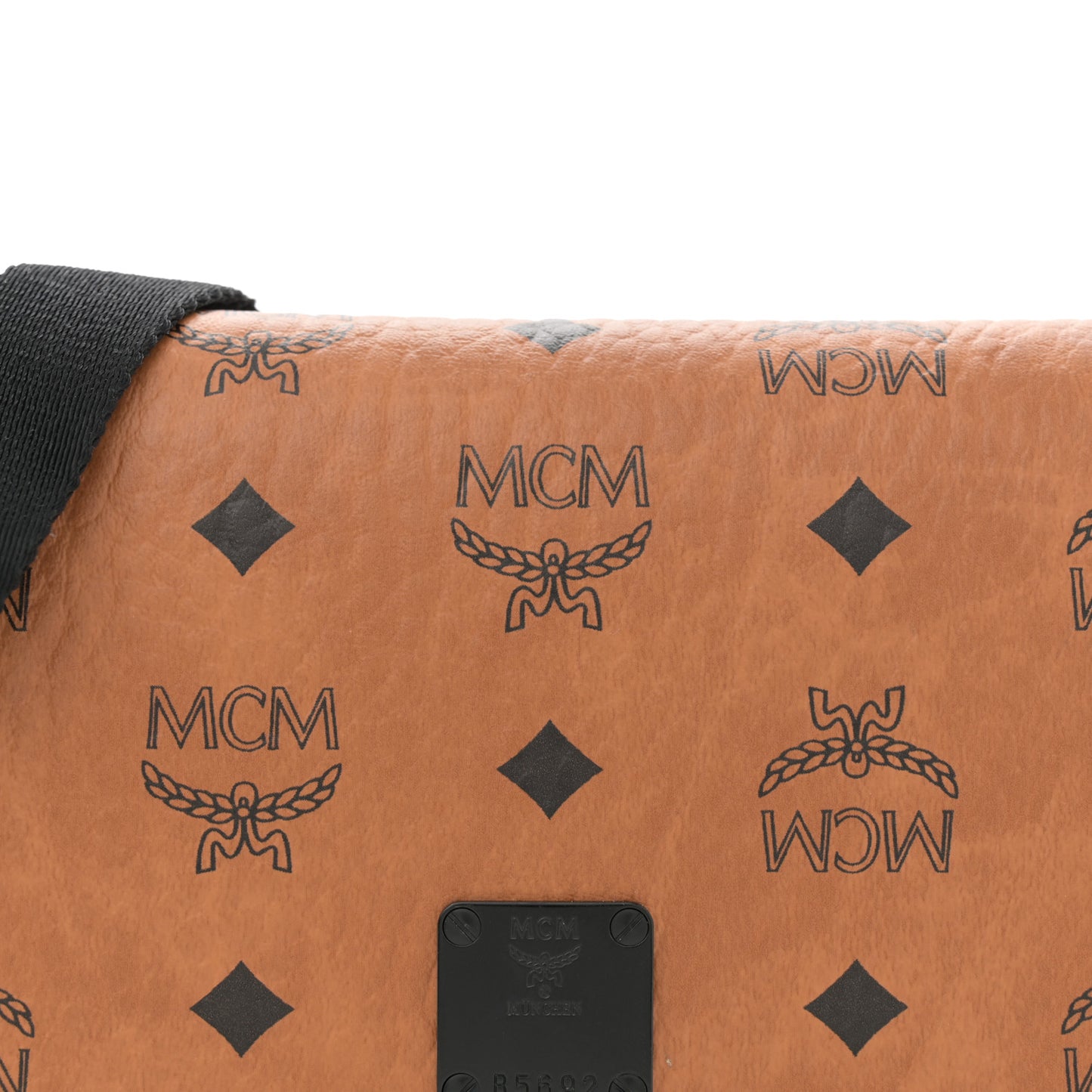 Visetos Monogram Mini Aren Camera Bag Cognac
