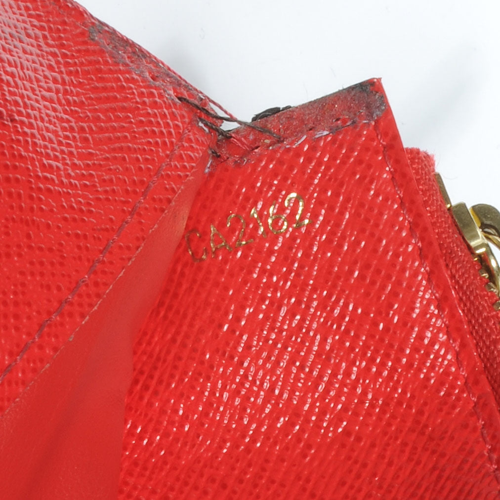 Louis Vuitton Monogram Kusama Waves Insolite Wallet Red 8 of 8