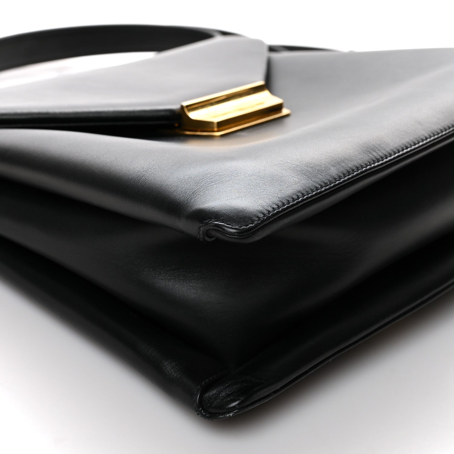 Prada New Calfskin Ingrid Top Handle Bag Black 8 of 9