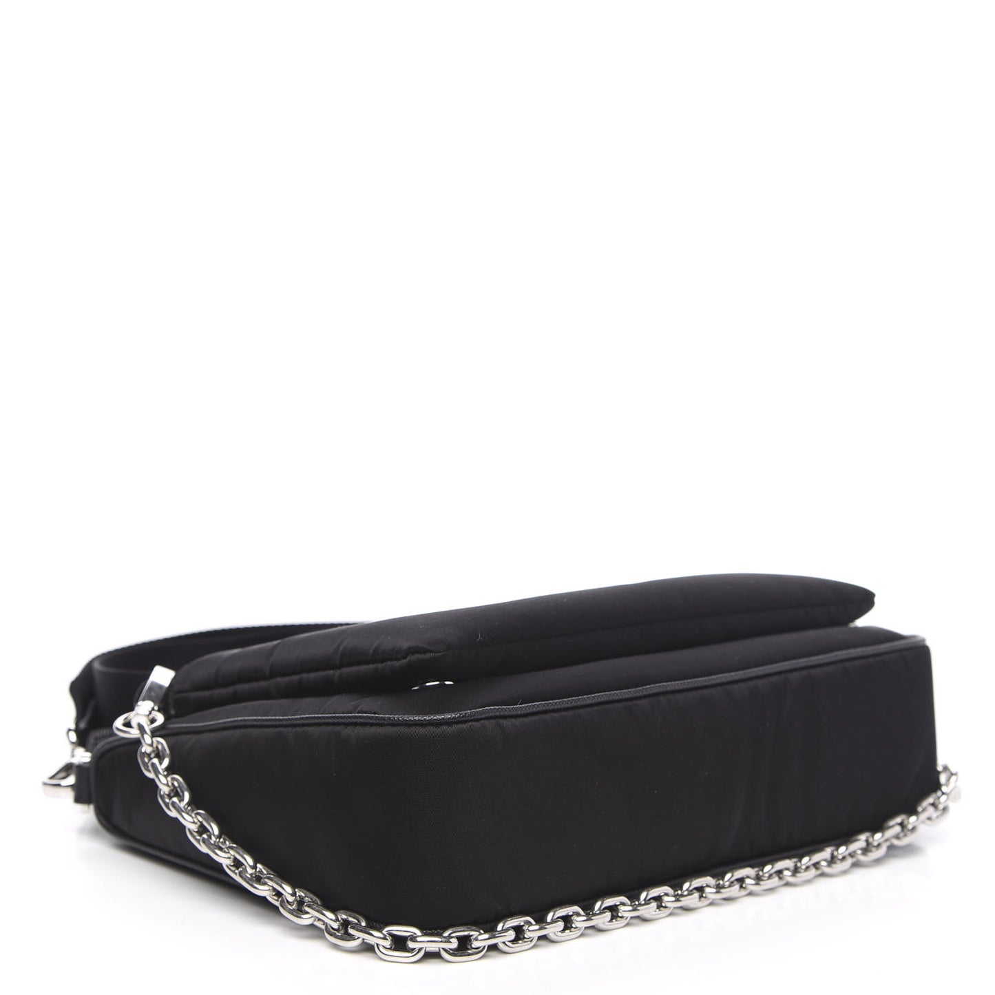 Nylon Shoulder Bag Black