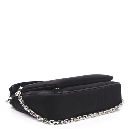 Prada Nylon Shoulder Bag Black 4 of 9