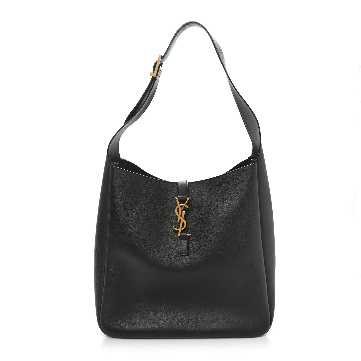 Smooth Calfskin Large Le 5 A 7 Soft Hobo Black