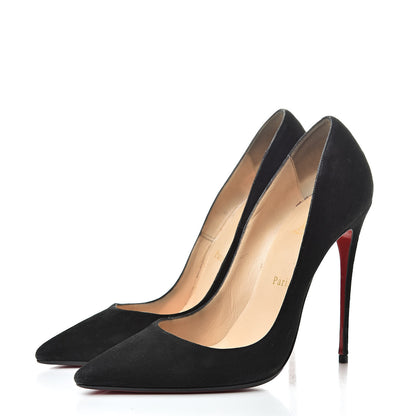 Christian Louboutin Suede So Kate 120 Pumps 38.5 Black 3 of 20