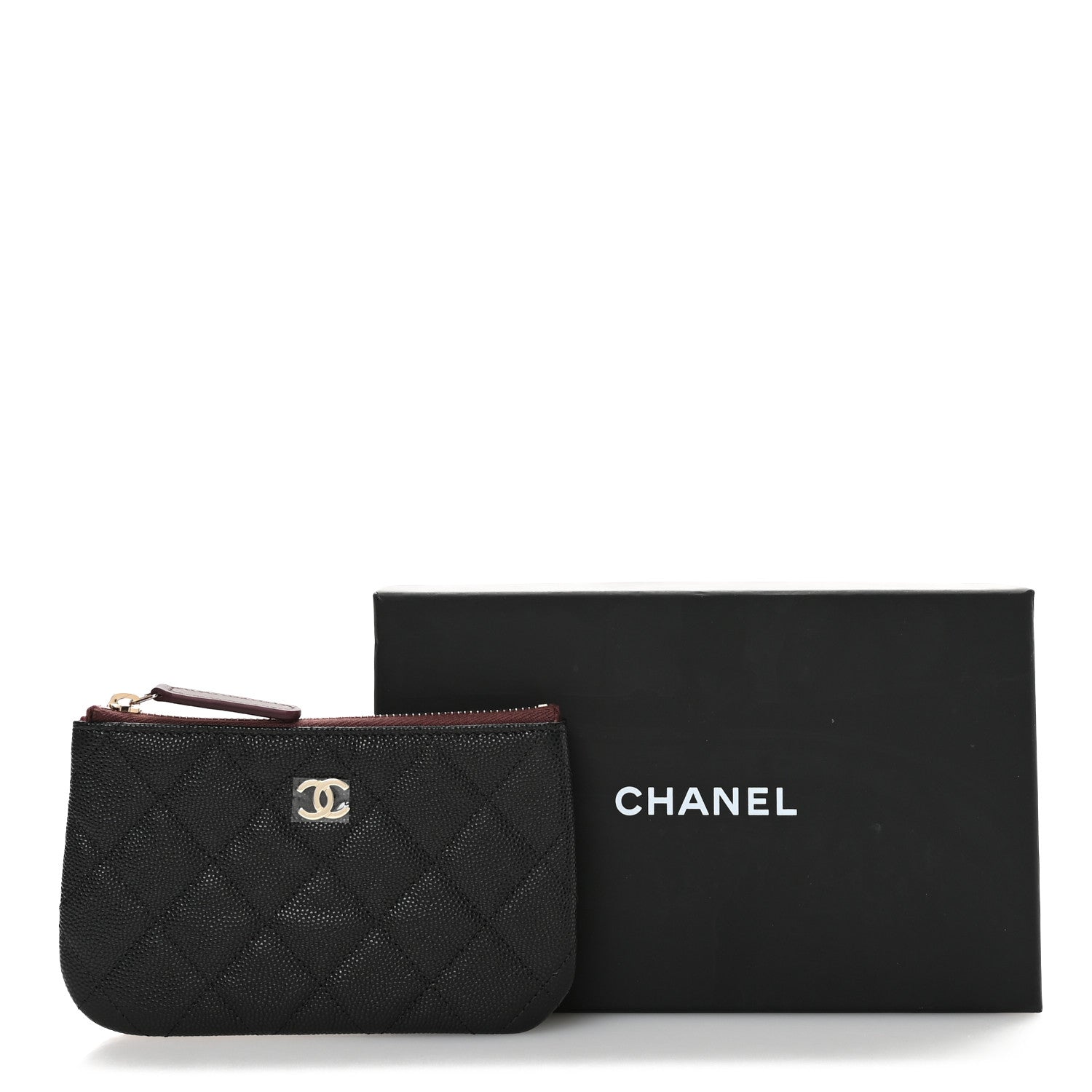 Chanel Caviar Quilted Small Cosmetic Case Black 8 of 8