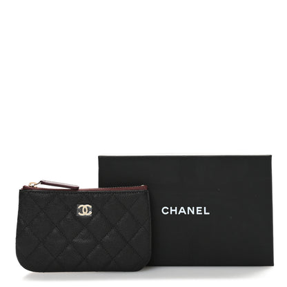 Chanel Caviar Quilted Small Cosmetic Case Black 8 of 8
