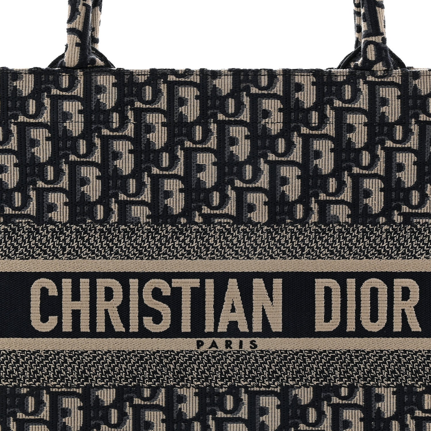 Christian Dior Oblique Medium Book Tote Blue Multicolor 8 of 13