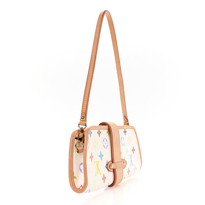 Louis Vuitton Monogram Multicolor Shirley White White 3 of 9