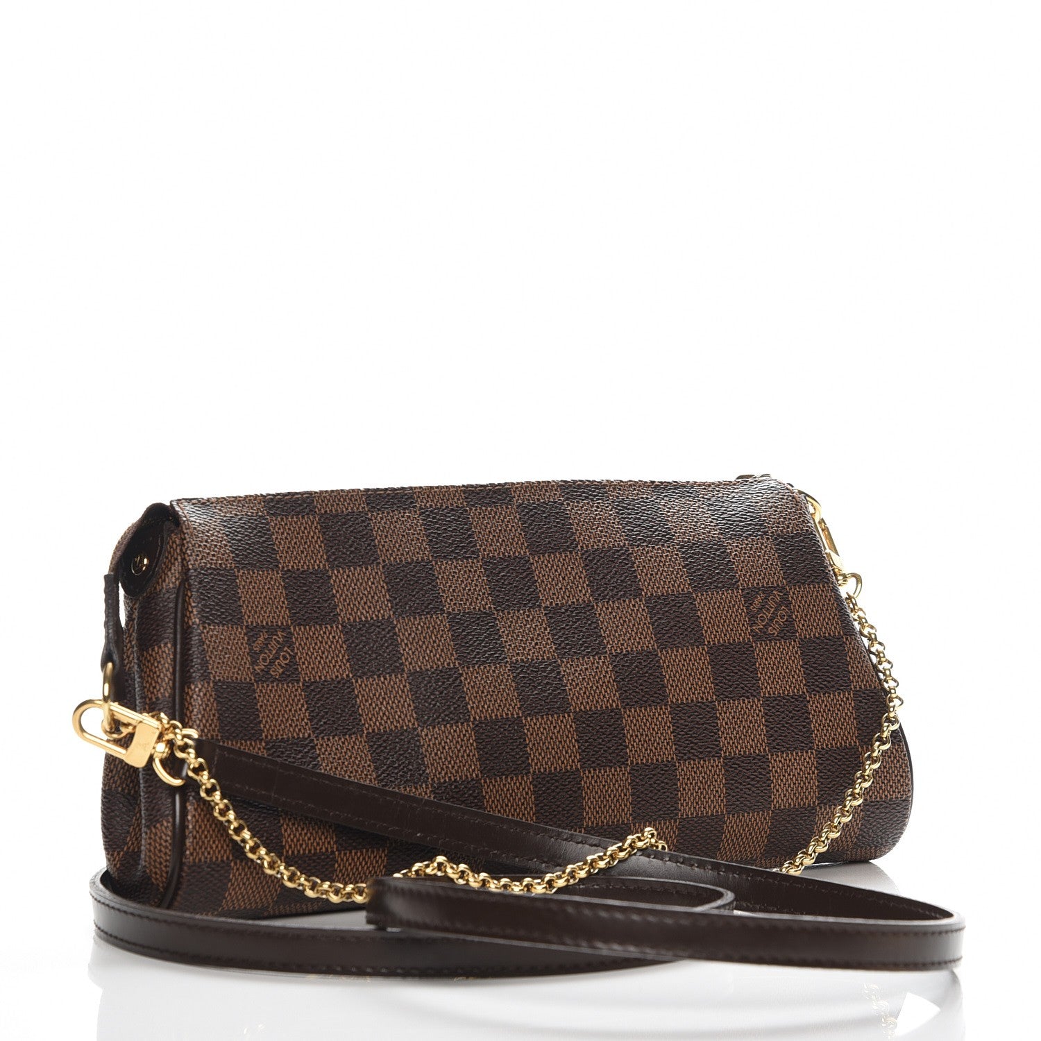 Louis Vuitton Damier Ebene Eva Clutch 3 of 10