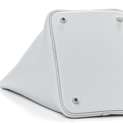 Hermes Taurillon Clemence Picotin Lock 22 MM Bleu Pale 6 of 9