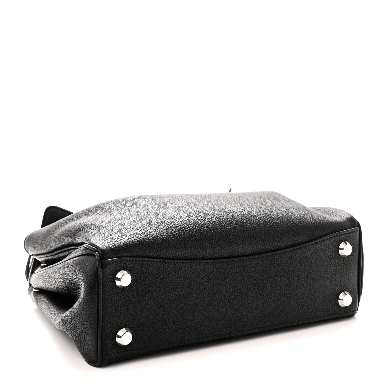 Balenciaga Grained Calfskin Small Rodeo Top Handle Handbag Black 4 of 9