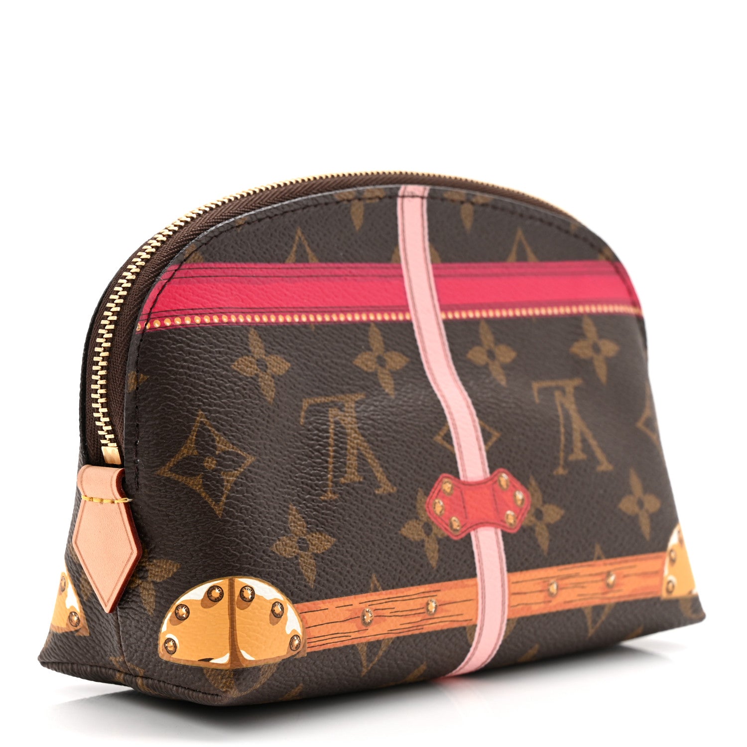 Louis Vuitton Monogram Summer Trunks Cosmetic Pouch PM 3 of 7