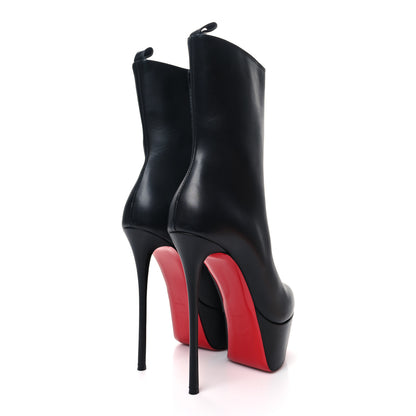 Christian Louboutin Calfskin Dolly Alta Booty 160 Ankle Boots 41 Black 4 of 7