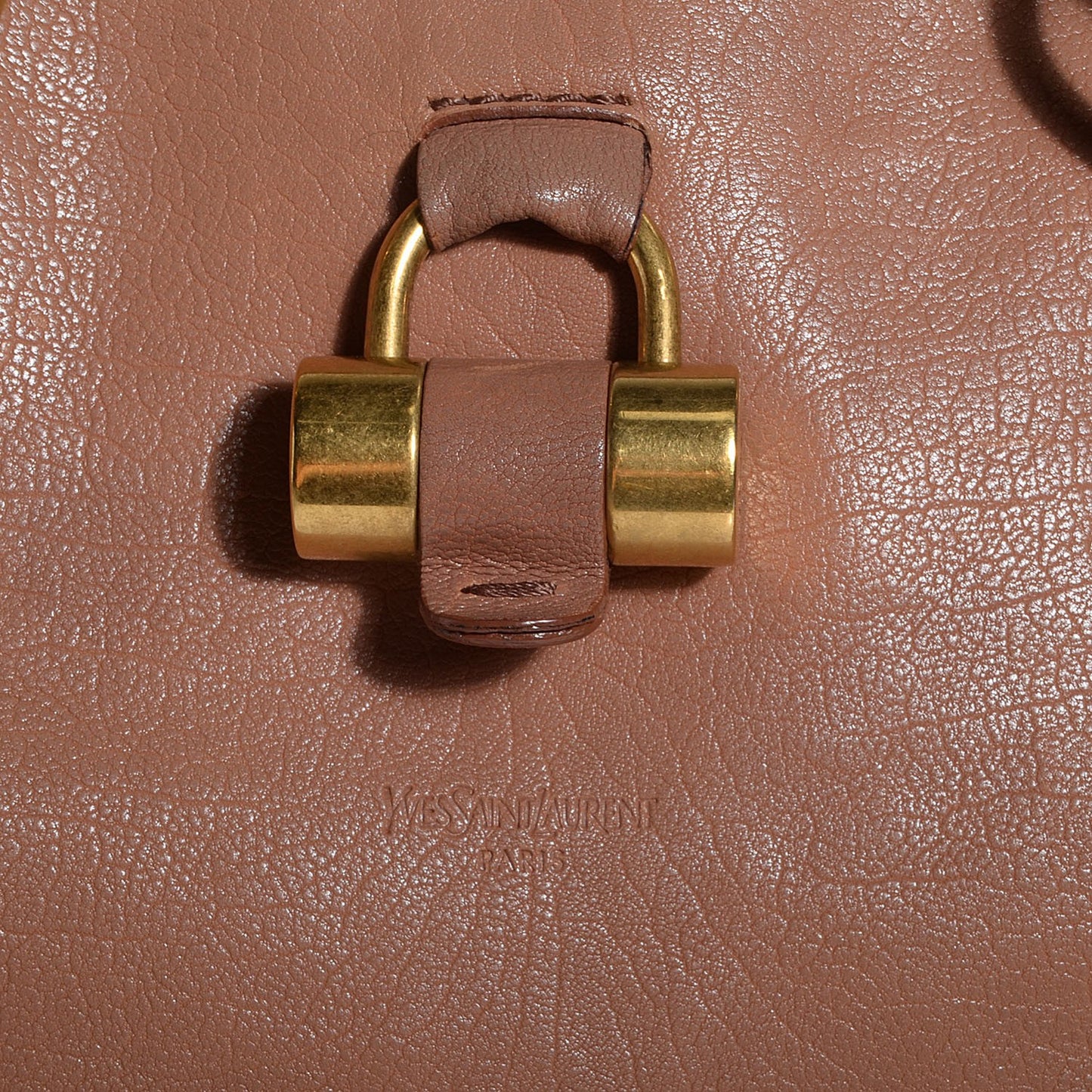 Leather Oversized Muse Beige
