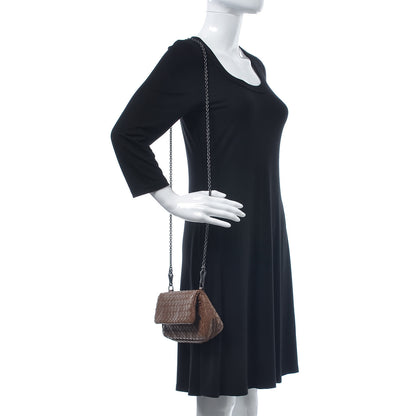 Bottega Veneta Nappa Intrecciato Small Chain Crossbody Noce 2 of 12