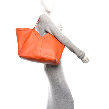 Saint Laurent Calfskin Y Tote Mandarin Glow Mandarin Glow 2 of 10