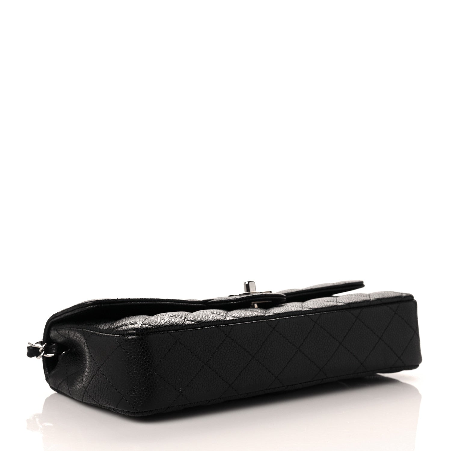 Chanel Caviar Quilted East West Flap Black 4 of 9