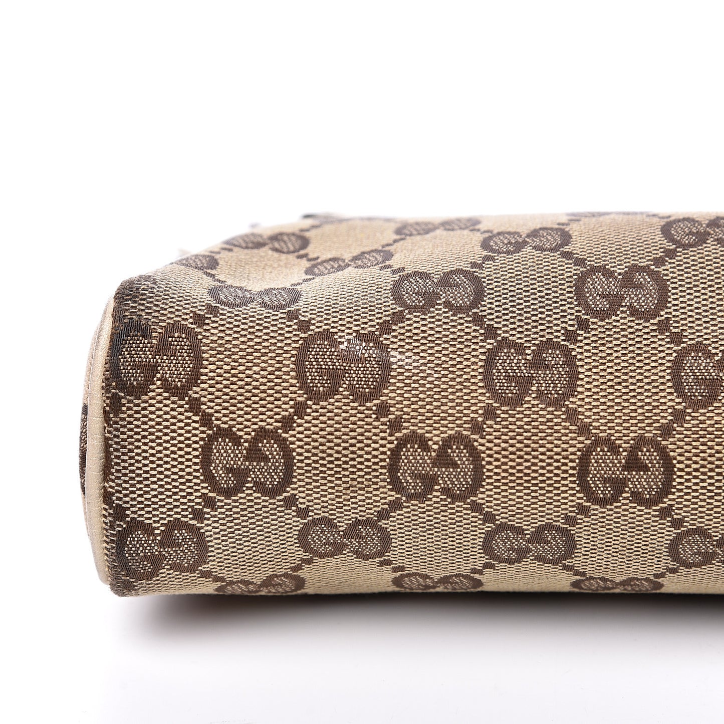 Monogram D Ring Cosmetic Case White