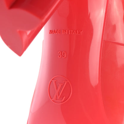 Louis Vuitton Rubber Silhouette Ankle Boots 39 Corail 6 of 8