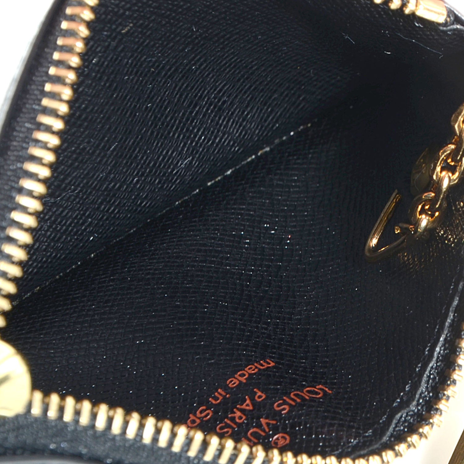 Louis Vuitton Epi Key Pouch Black 5 of 7