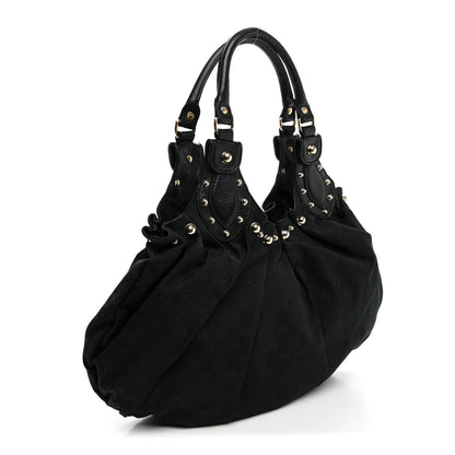 Gucci Monogram Studded Pelham Medium Tote Black 2 of 9