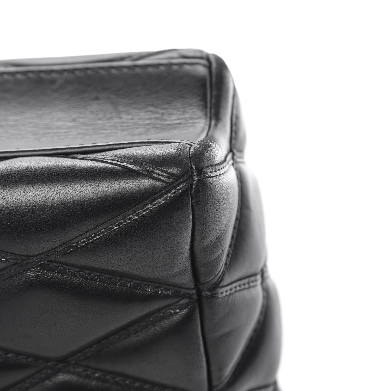 Louis Vuitton Lambskin Malletage GO-14 MM Black 20 of 20