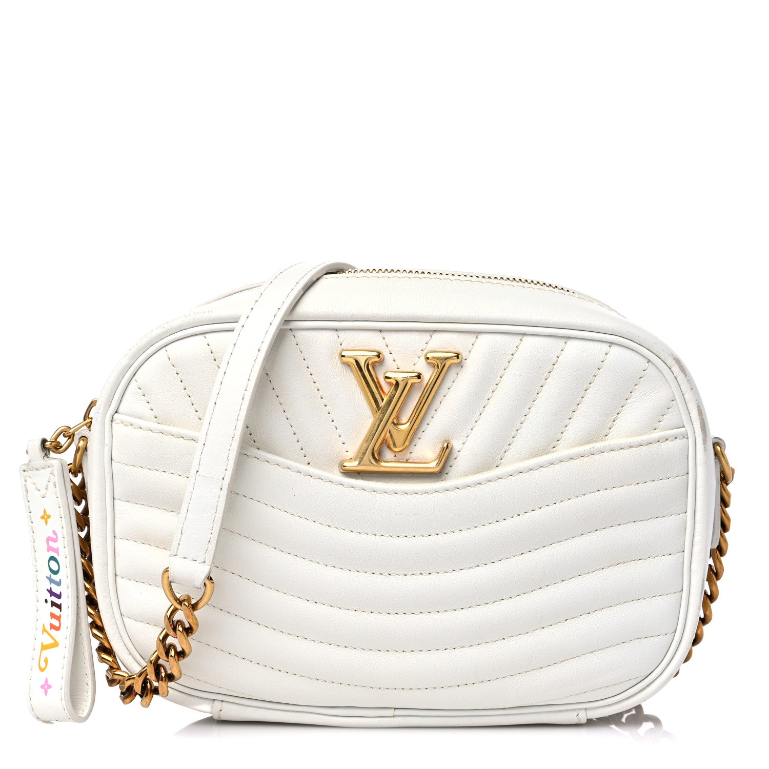 Louis Vuitton Calfskin New Wave Camera Bag White 1 of 15