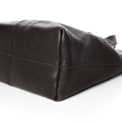 Bottega Veneta Grained Calfskin Tote Ebano 6 of 15