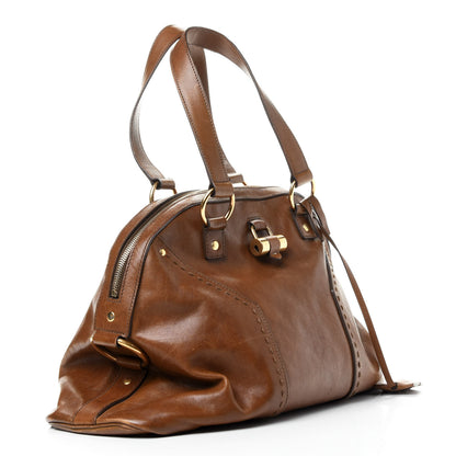 Saint Laurent Calfskin Large Muse Tan 3 of 7