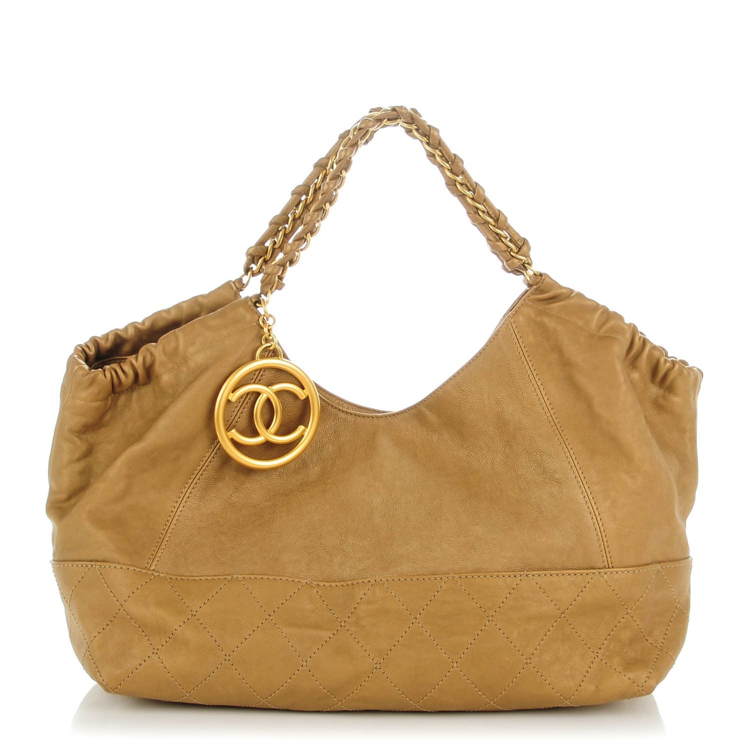 Chanel Calfskin Baby Coco Cabas Gold 1 of 8