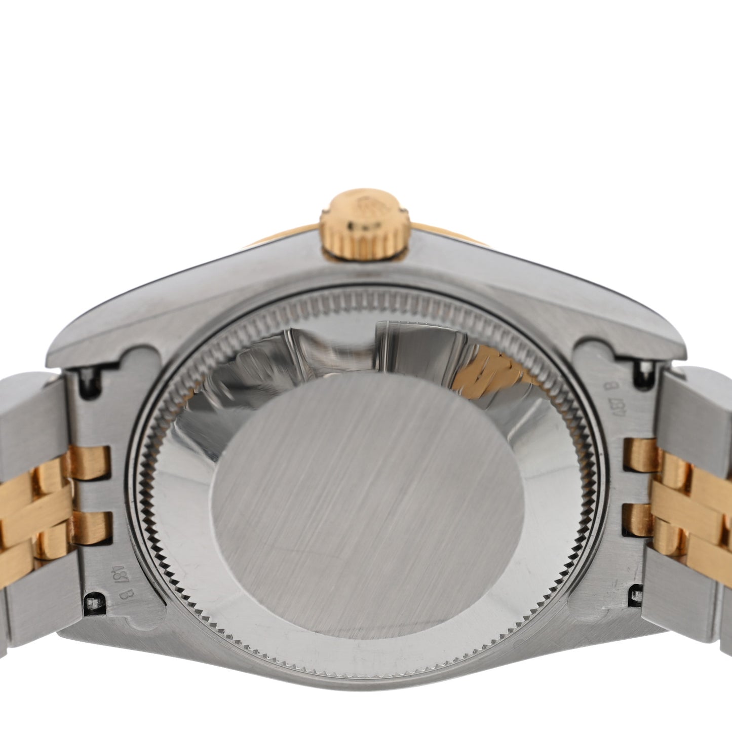 Stainless Steel 18K Yellow Gold 31mm Oyster Perpetual Datejust Watch Blue 68273