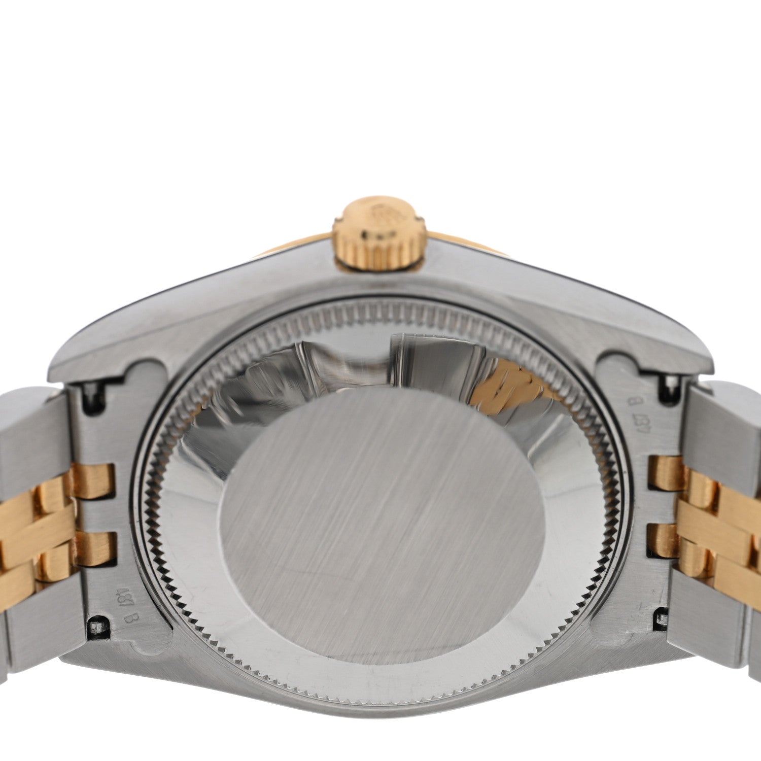 Rolex Stainless Steel 18K Yellow Gold 31mm Oyster Perpetual Datejust Watch Blue 68273 4 of 4