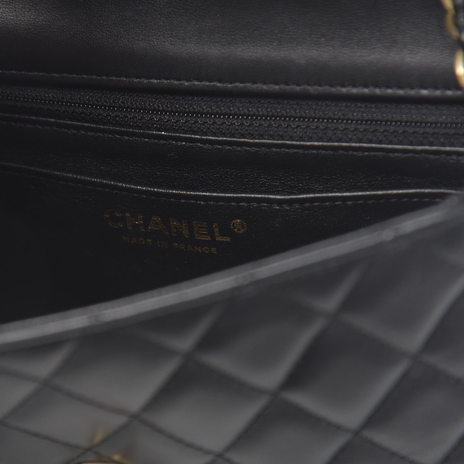 Chanel Lambskin Quilted Mini Rectangular Flap Black 6 of 11