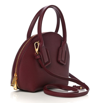 Bottega Veneta Grained Calfskin Swoop Bordeaux 3 of 11