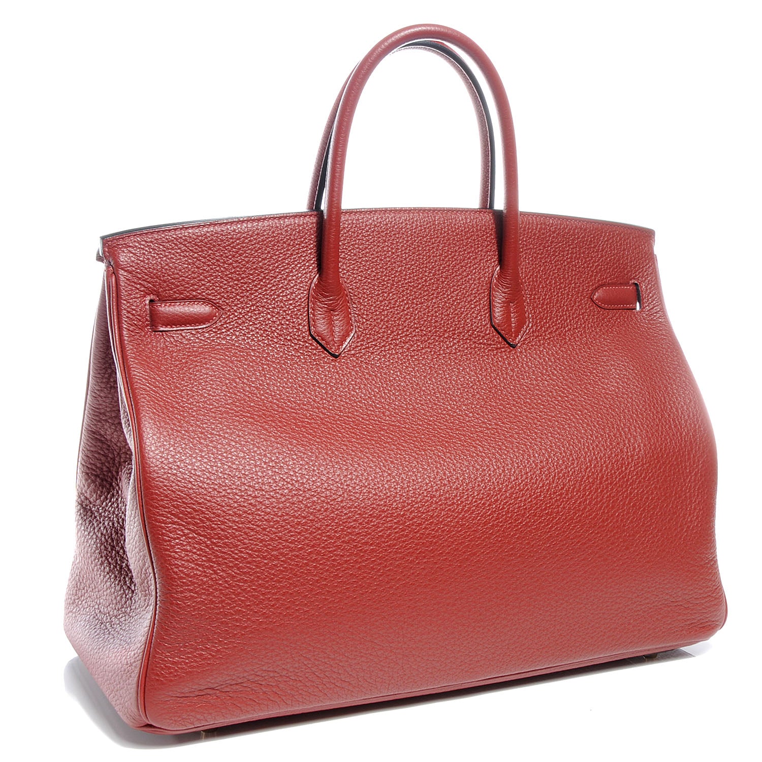 Hermes Taurillon Clemence Birkin 40 Sienne 3 of 10