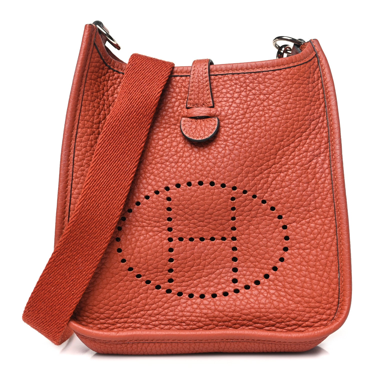 Hermes Taurillon Clemence Evelyne TPM Cuivre 1 of 10