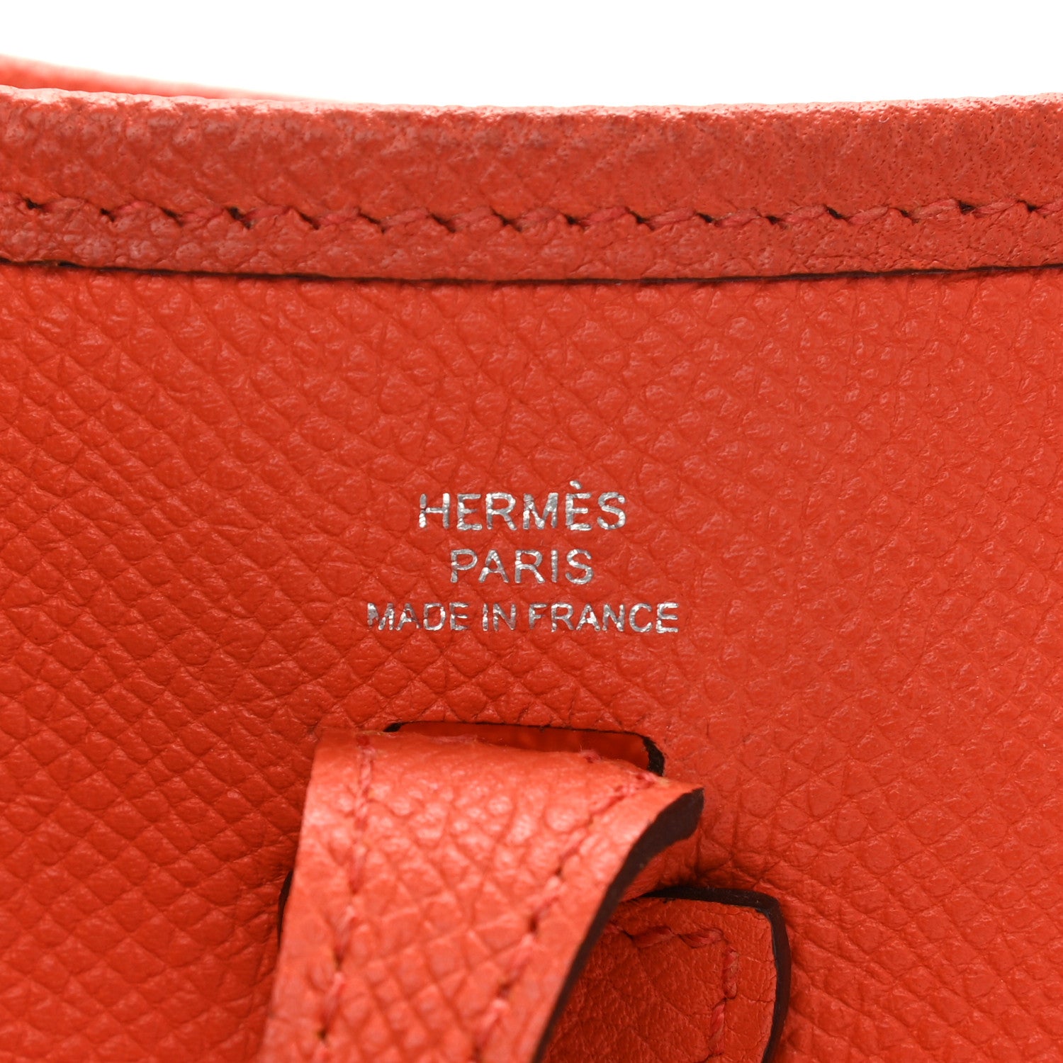 Hermes Epsom Amazone Evelyne TPM Orange Poppy Bleu Zanzibar 6 of 13