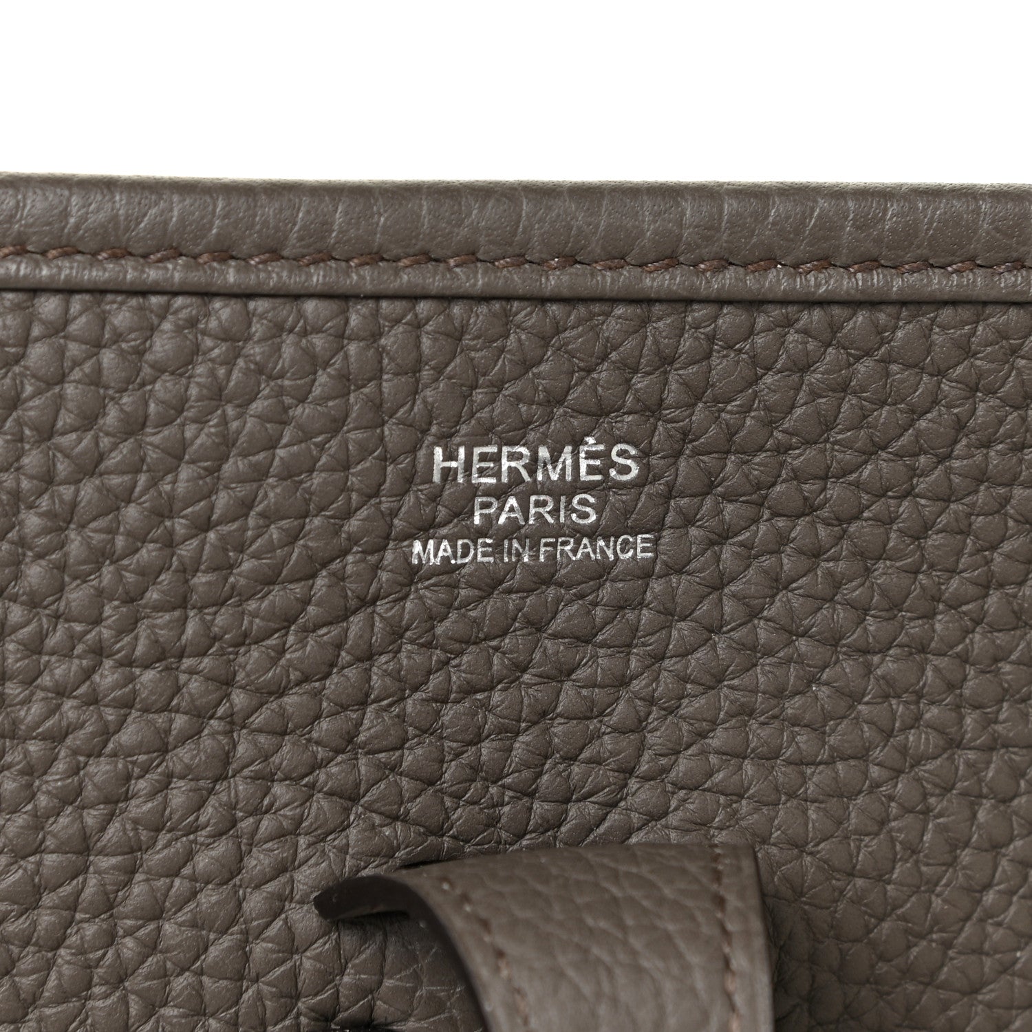 Hermes Taurillon Clemence Evelyne III PM Etain 6 of 11