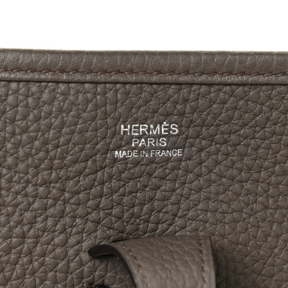 Hermes Taurillon Clemence Evelyne III PM Etain 6 of 11