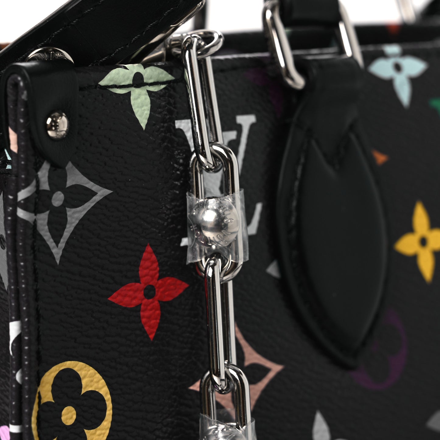 LV X TM Monogram Multicolor OnTheGo East West Black