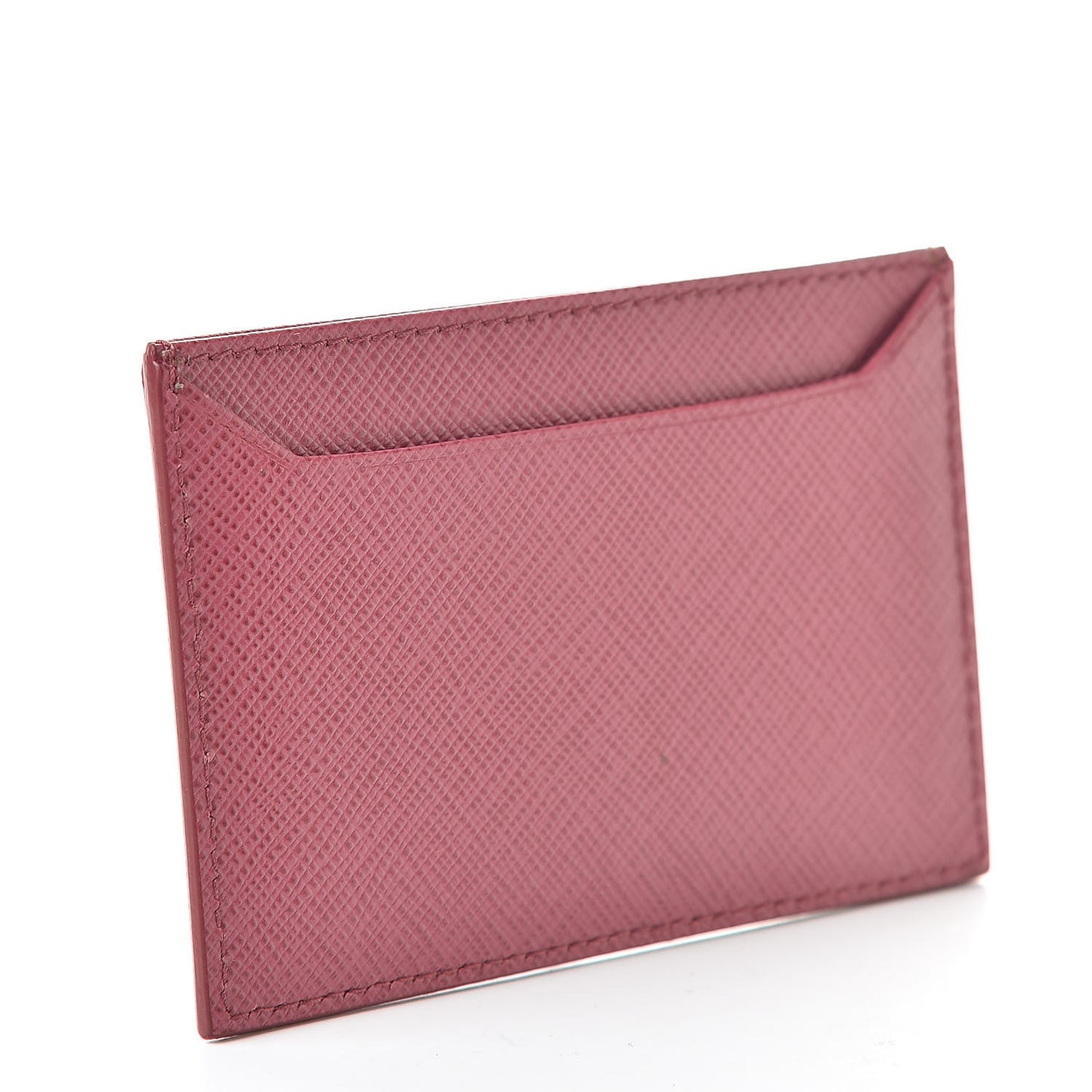 Saffiano Metal Card Case Bruyere
