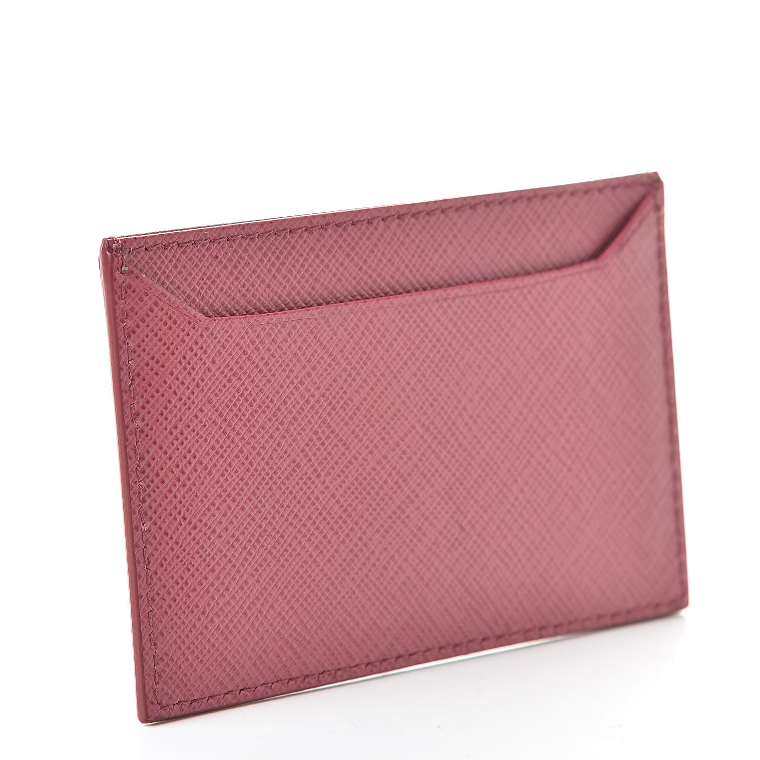 Prada Saffiano Metal Card Case Bruyere 3 of 8