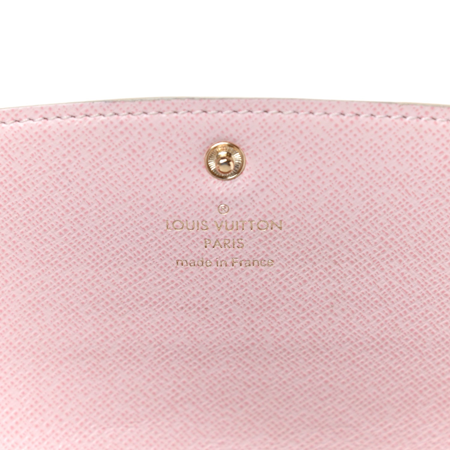 Louis Vuitton Damier Azur Emilie Wallet Rose Ballerine 6 of 15
