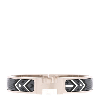 Hermes Enamel Bandana Narrow Clic Clac HH Bracelet T3 Grand Classique 1 of 5