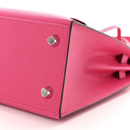 Hermes Epsom Kelly Sellier 25 Rose Mexico 10 of 12
