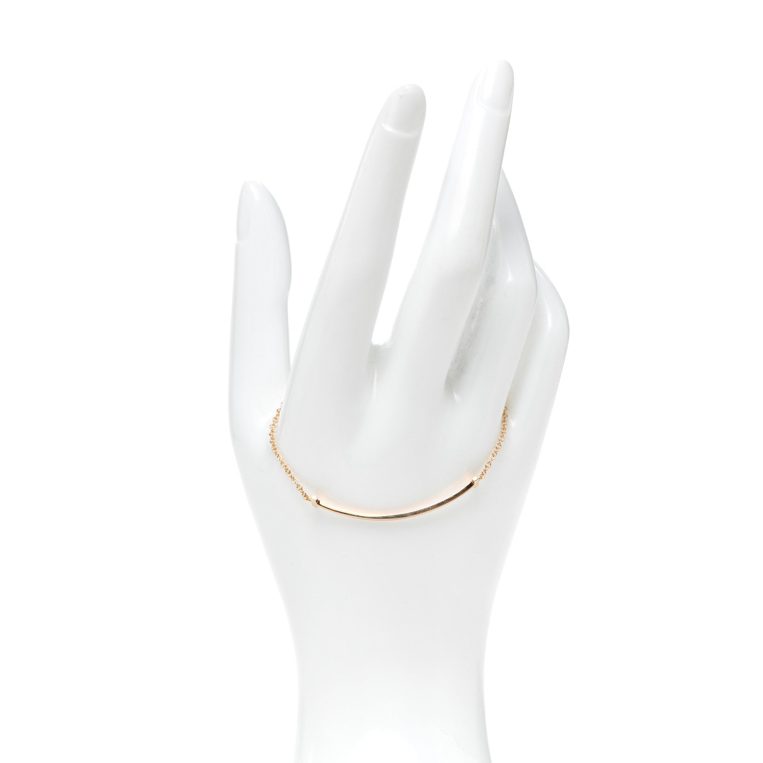 Tiffany 18K Rose Gold T Smile Bracelet 2 of 5