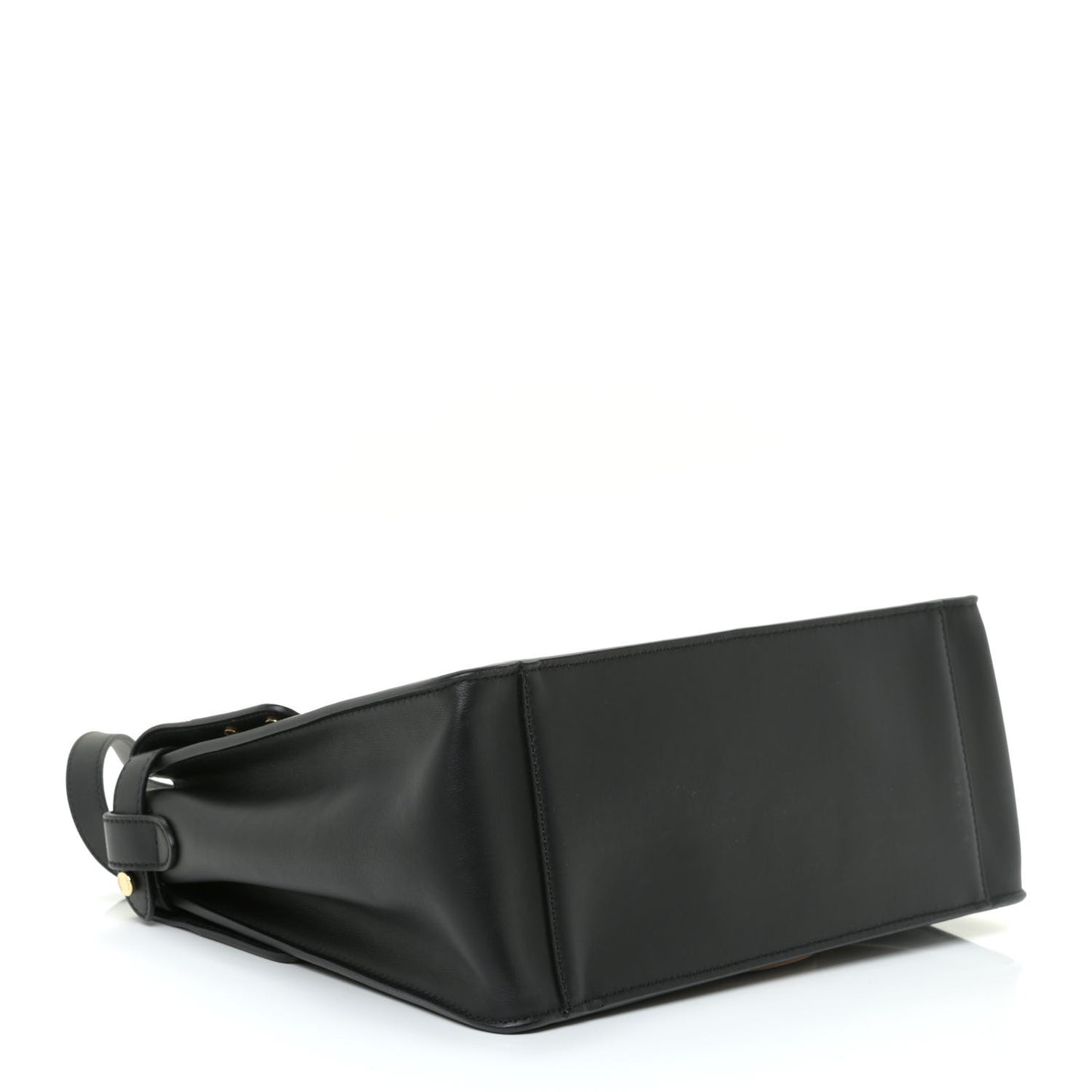 Vitello Grace Suede Flip Tote Black Nocciola Marrone