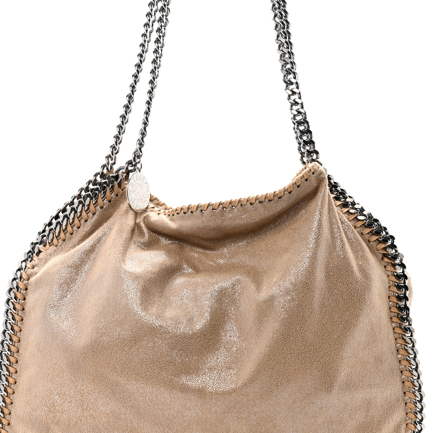Shaggy Deer Small Falabella Tote Taupe
