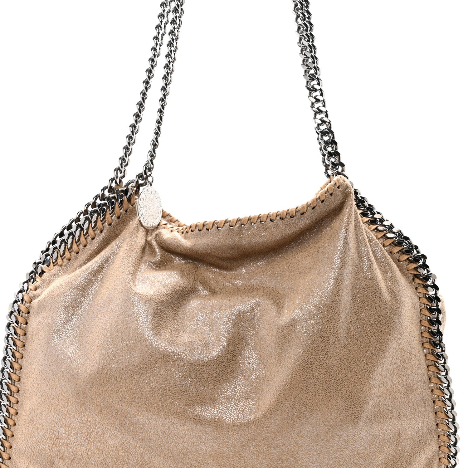 Stella McCartney Shaggy Deer Small Falabella Tote Taupe 7 of 12
