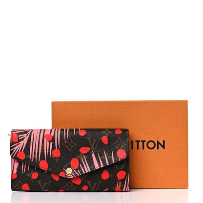 Louis Vuitton Monogram Jungle Dots Sarah Wallet Sugar Pink Poppy 10 of 10